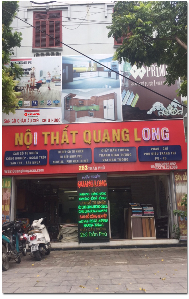 Đại lý sàn gỗ Quang Long của Bách Lộc